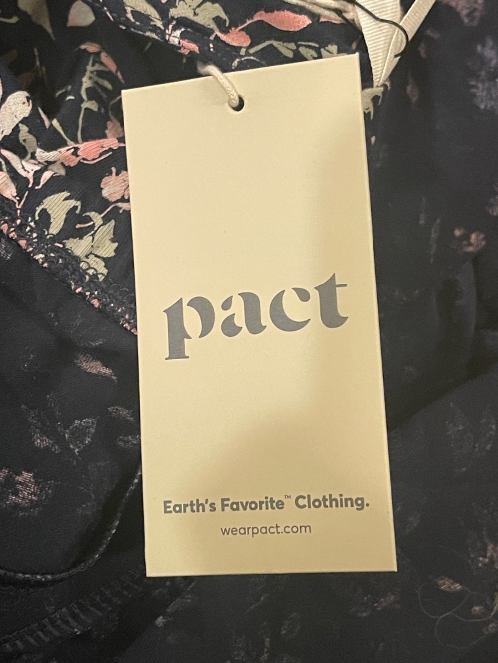 NEW! Pact Dayspring Blooms Fit Flare Maxi Dress Size S NWT! - Picture 8 of 12